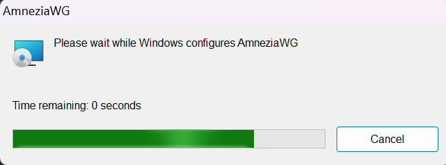 Windows: загрузка клиента AmneziaWG